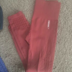 Gymshark Women's Red Leggings